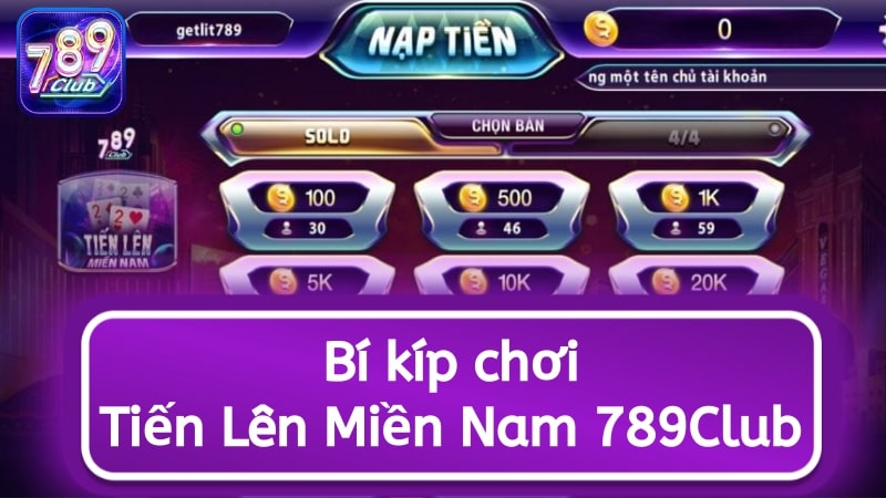 Chia sẻ mẹo chơi Tiến Lên Miền Nam 789Club dễ thắng nhất